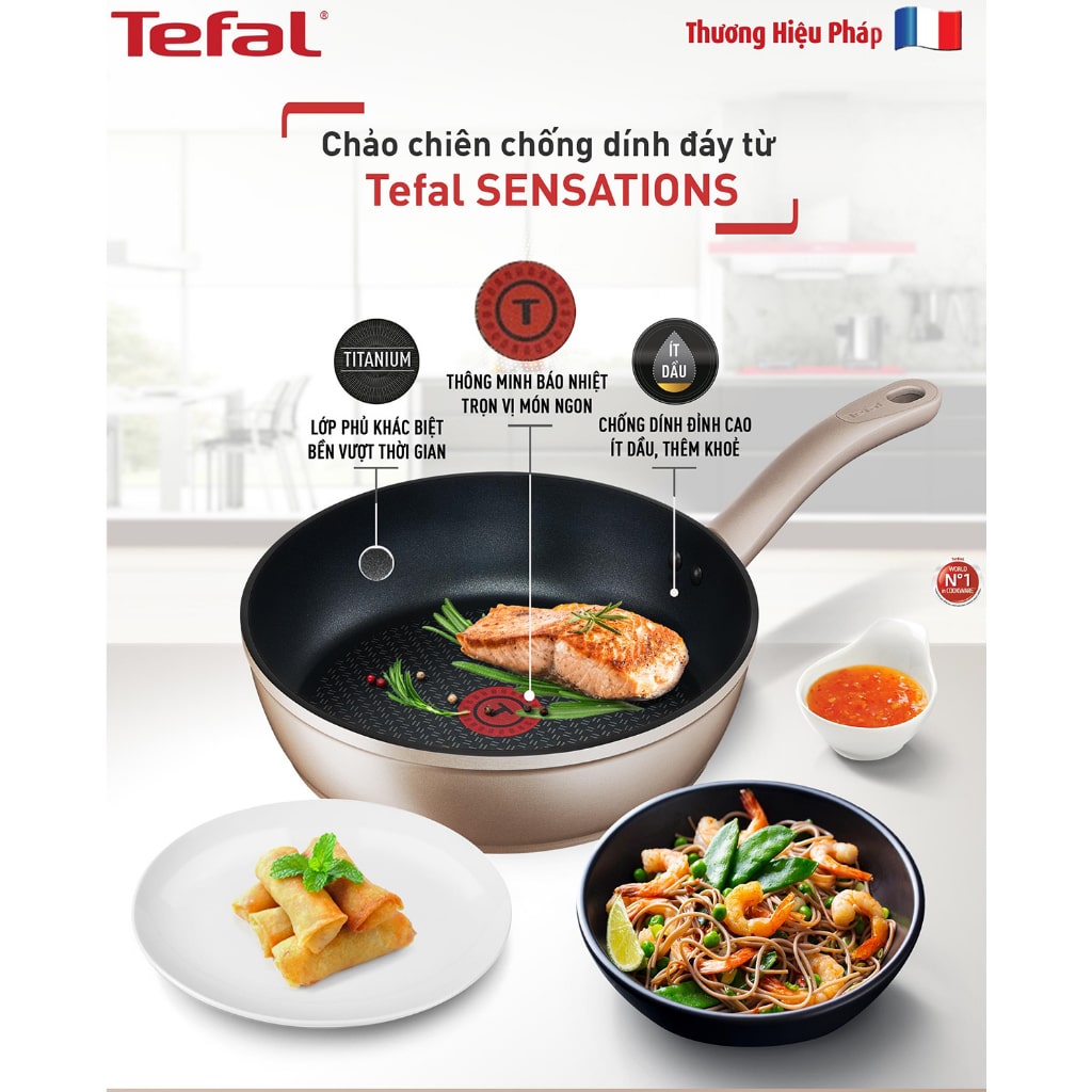 Review Chảo Chiên Tefal Sensations 26 cm 03