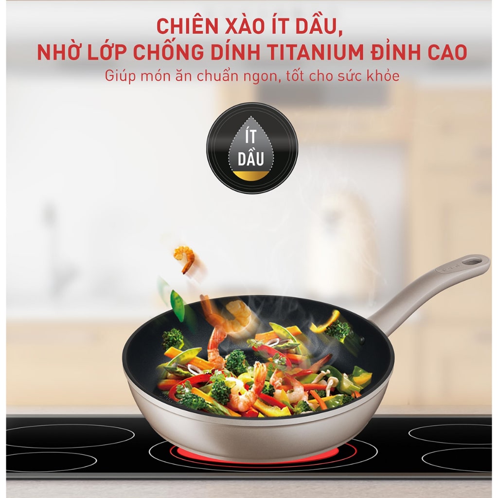 Review Chảo Chiên Tefal Sensations 26 cm 04