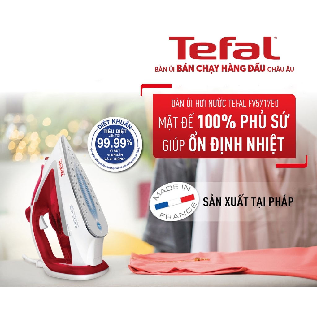 Review Bàn ủi hơi nước Tefal FV5717E0 01