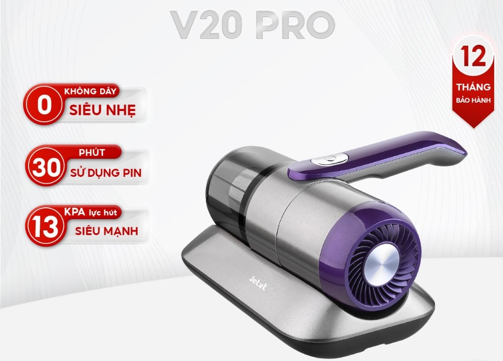 Review Máy Hút Bụi Giường Nệm JETZT V20 PRO 04