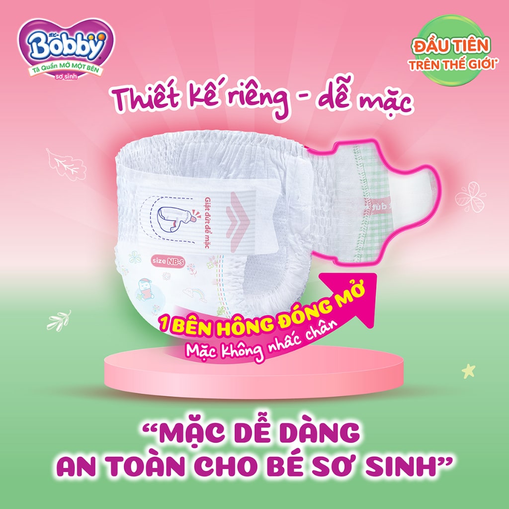 Review Tã bỉm quần Mở Một Bên Bobby Có tốt không 03