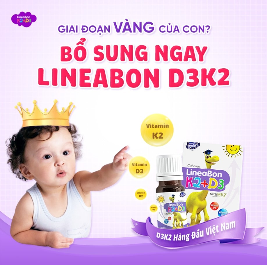 Review Vitamin D3 K2 LineaBon Hỗ trợ bé phát triển chiều cao 02