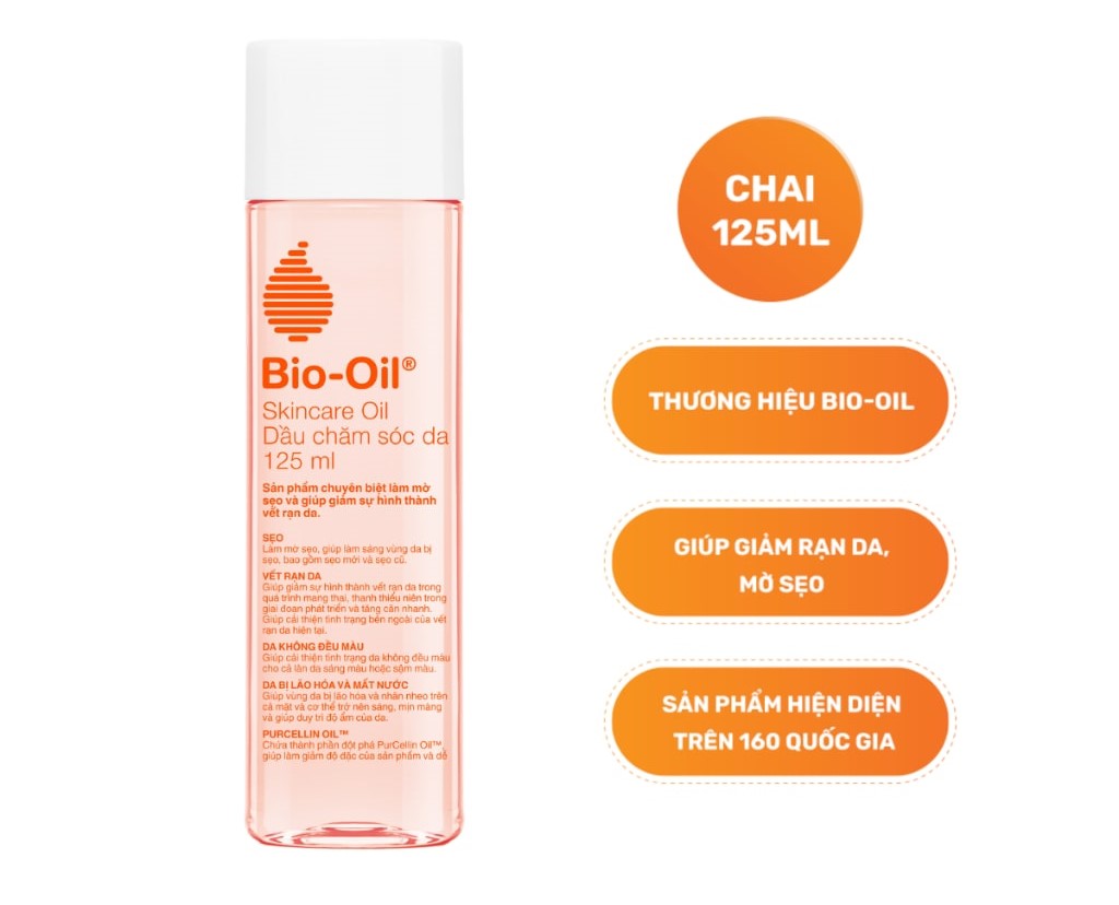 Review Tinh dầu chống rạn da mờ sẹo Bio-Oil 01