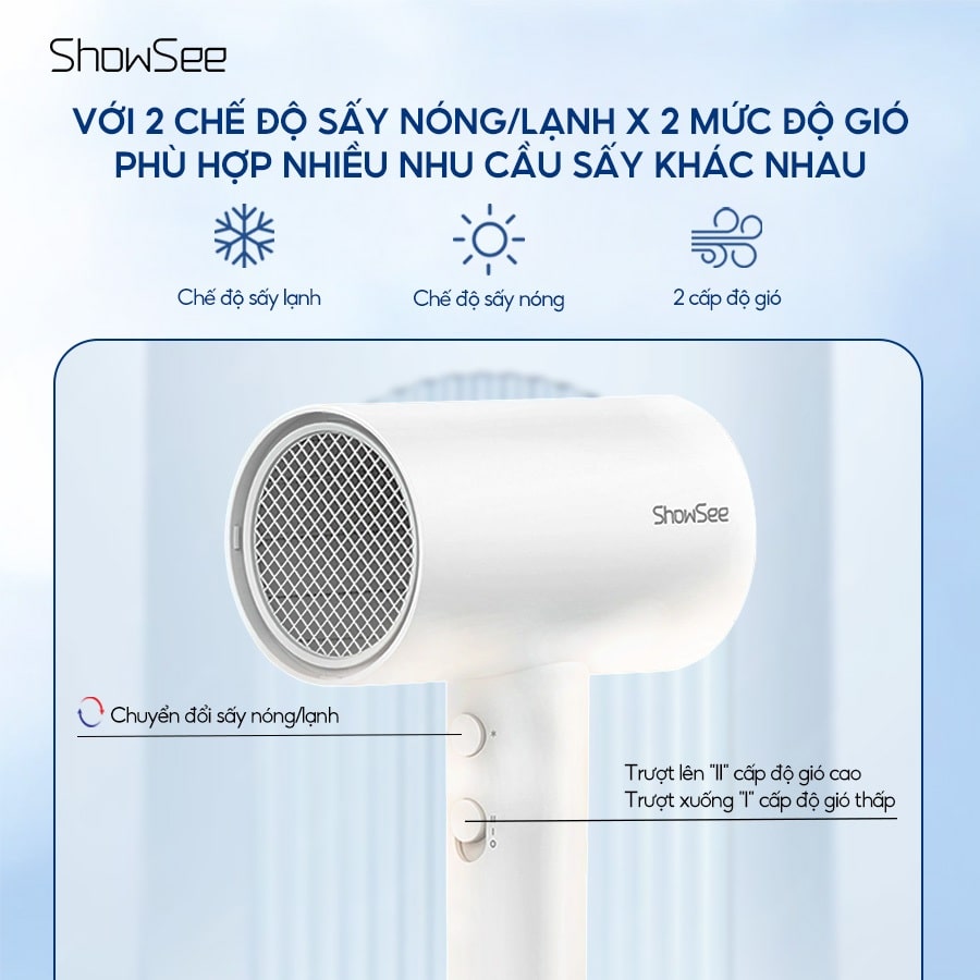 Máy sấy tóc ShowSee A1-W của Xiaomi có tốt không 5