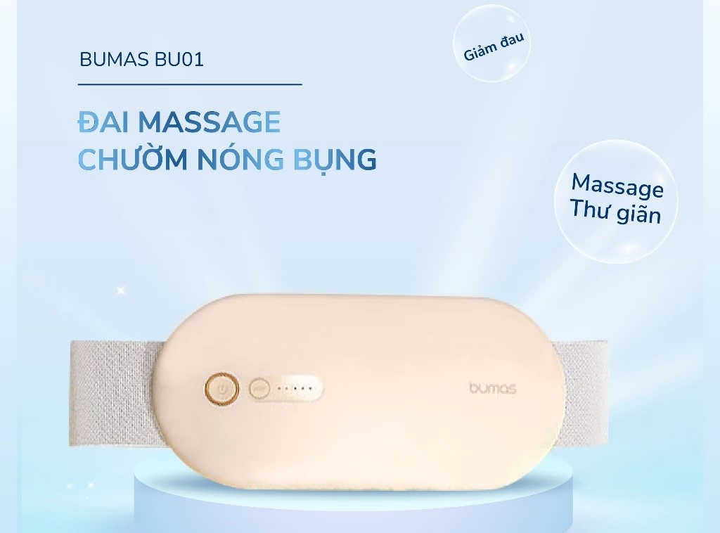 Đai Chườm Nóng Massage Bụng BUMAS BU01 06