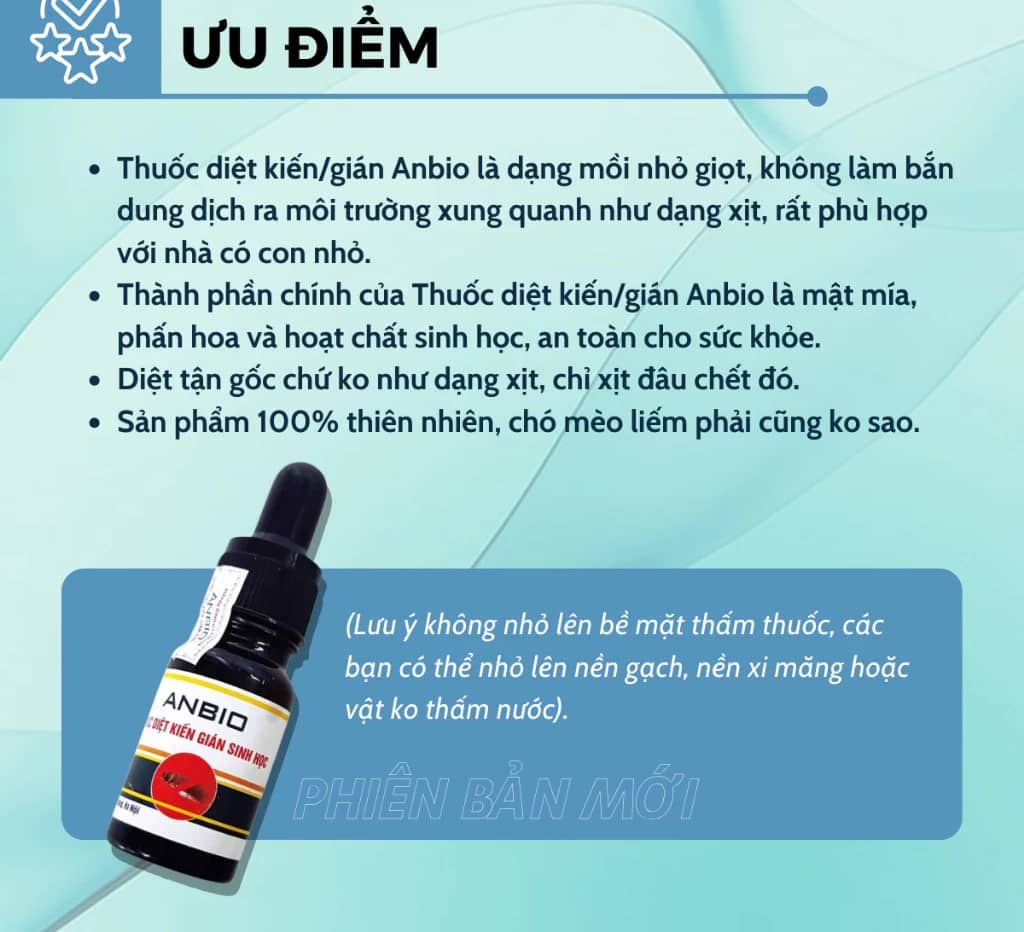 Thuốc diệt Kiến Gián sinh học ANBIO 04