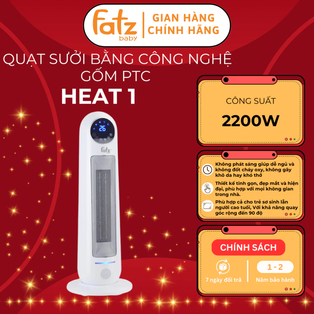 Máy sưởi gốm FatzBaby PTC Heat 01