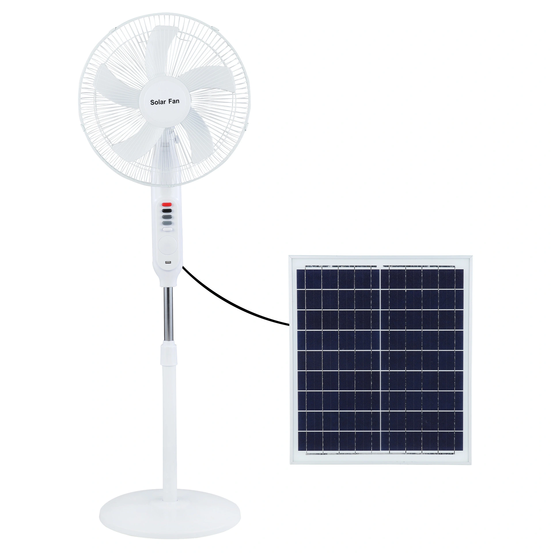 07 Quạt Năng Lượng Mặt Trời Màu Trắng Kitawa 25W KQ625-T