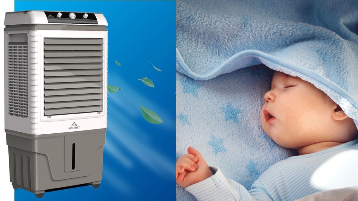 Trẻ sơ sinh nằm quạt được không - Nằm điều hòa tốt hơn 04