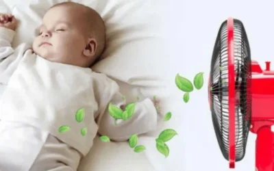 Trẻ sơ sinh nằm quạt được không? Nằm điều hòa tốt hơn?